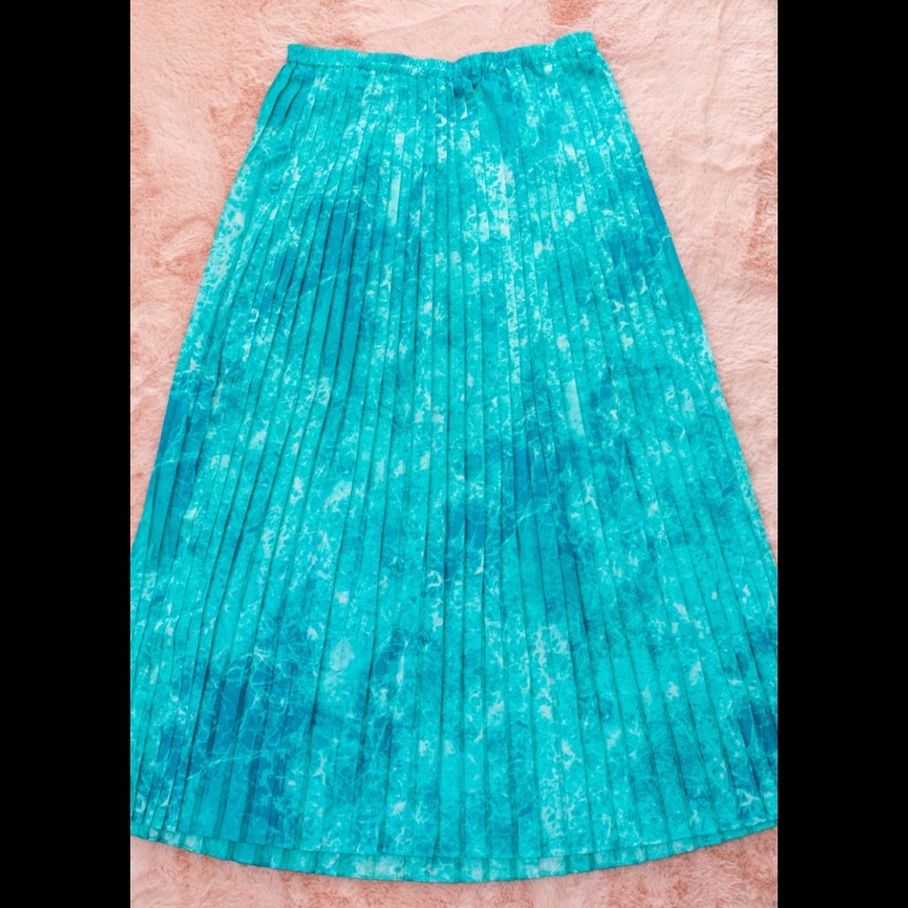 MICHAEL Michael Kors Pool Print Maxi Skirt Sz L